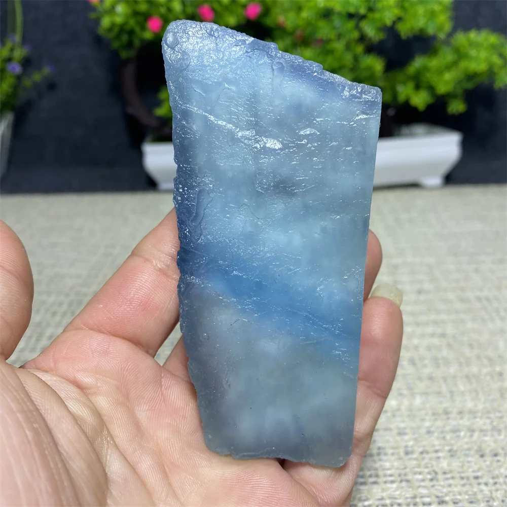 Natural Crystal, Aquamarine ,Rough Primary Ore Mineral Specimen ,Spiritual Meditation, Reiki Healing Stone Home Decoration