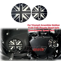 Insignia de embrague de motocicleta y cubierta de inspección Acg para Triumph Street Twin Bonneville T100 T120 Bobber Thruxton Scrambler Speed twin