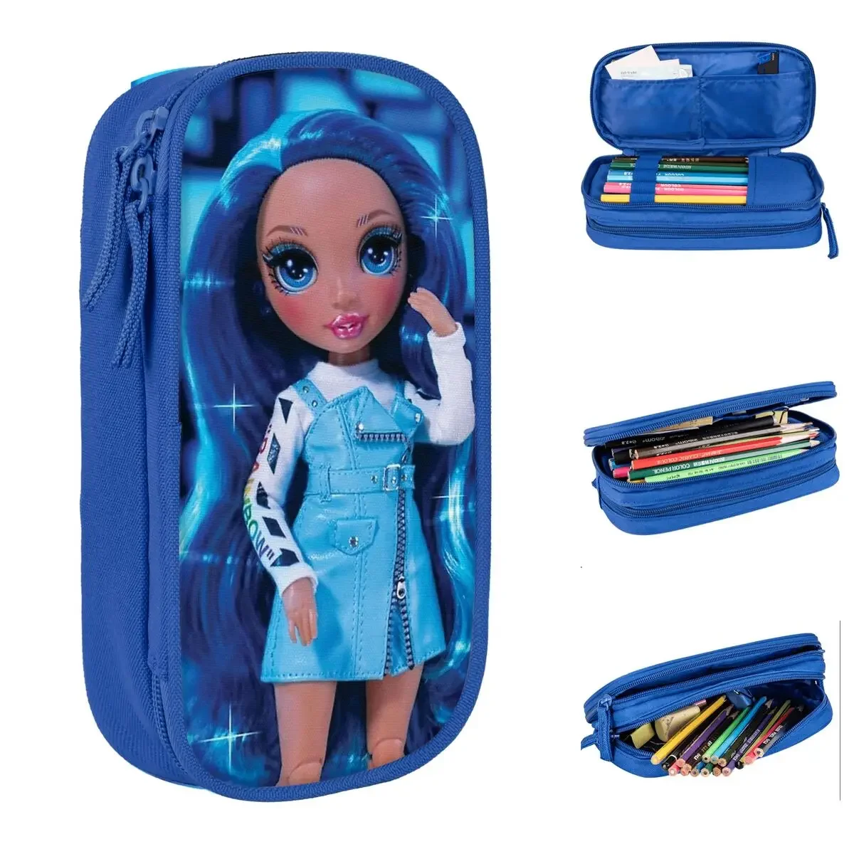 

Skyler Bradshaw Rainbow High Dolls Pencil Cases Pencilcases Pen for Student Big Capacity Bags Students School Gift Stationery
