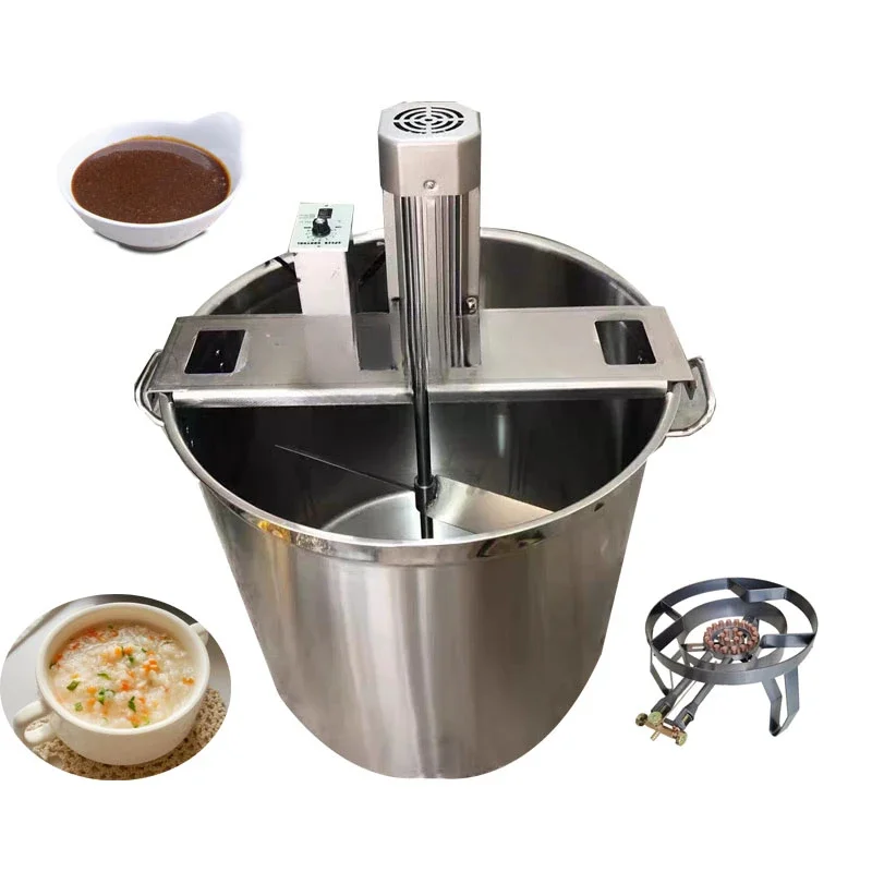 soup sauce cooking pot with mixer hot pepper chili curry jam stir fry machine