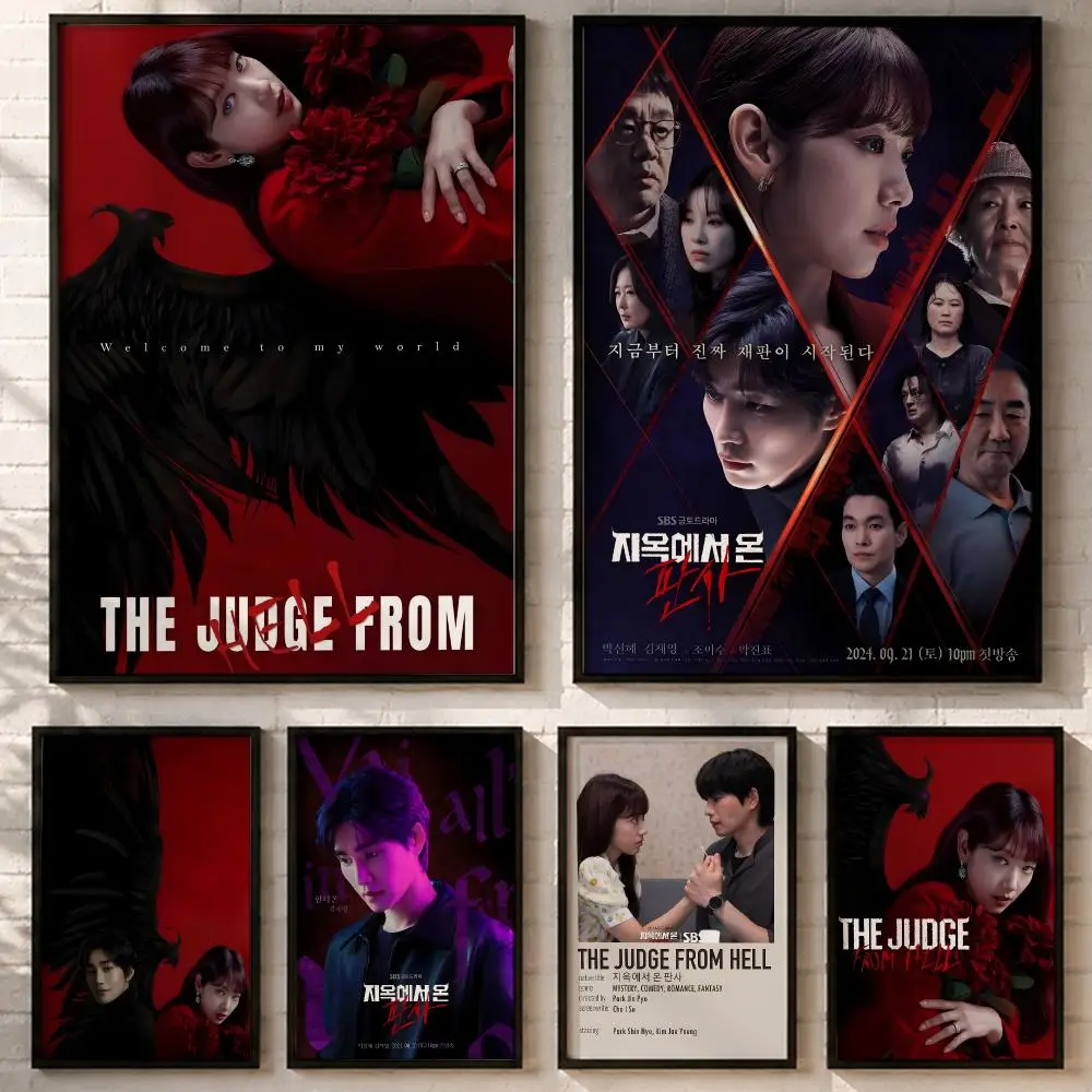 Series The Judge from Hell Poster HD poster wall art self-stick no-residue for home cafe office great gift