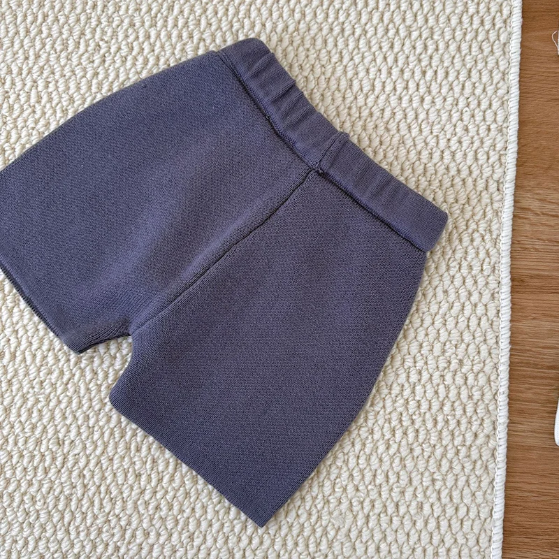 ربيع جديد 2026 0-3 سنوات طفل رضيع فتاة الفتيان الحياكة السراويل الوليد طفل الفتيان الفتيات السراويل الاطفال بلون محبوك السراويل #4