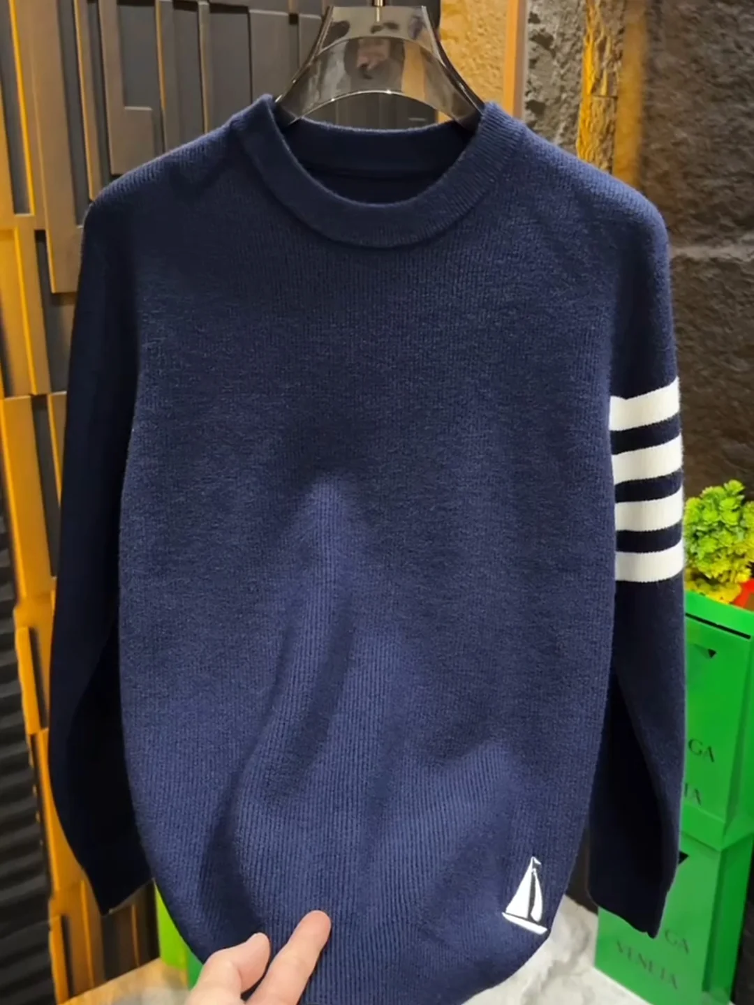 

LSX377 Men's Knitted Sweater round Ne High Quali Faionable Versatile Haome New Arrival Winter Casual Sle