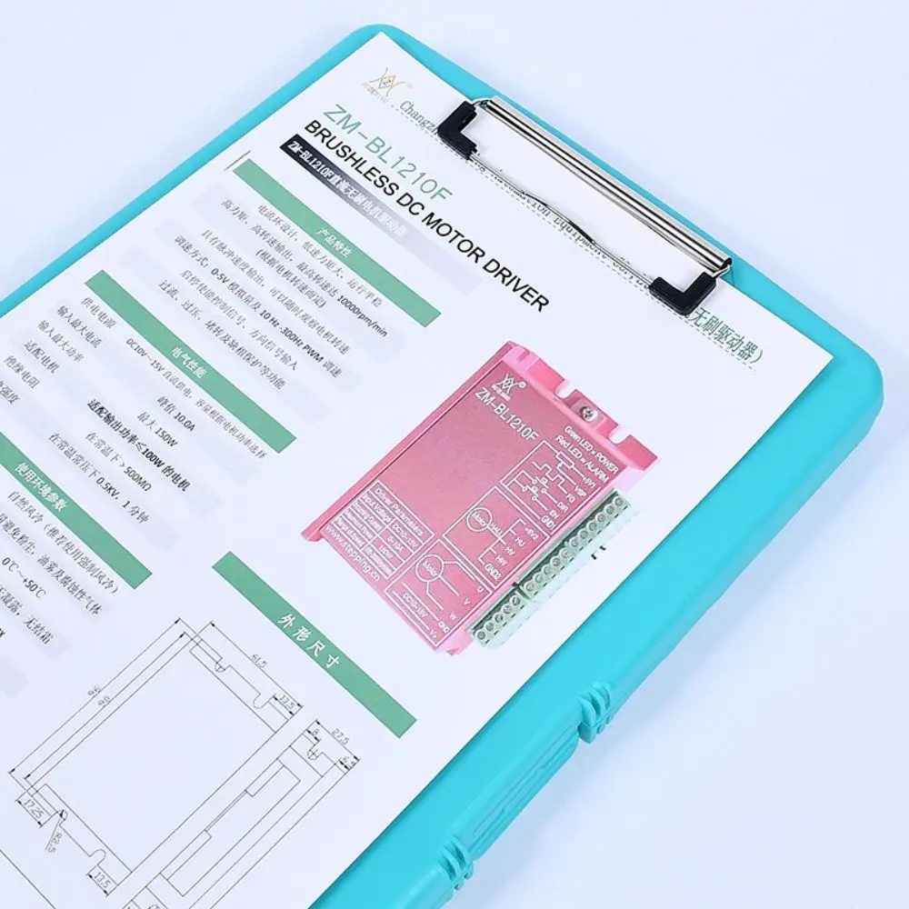 Pad Kertas Uji Dokumen Perlengkapan Kantor Menulis Papan Klip Dokumen File Folder Penyimpanan Clipboard Clipboard File Kotak Kasus