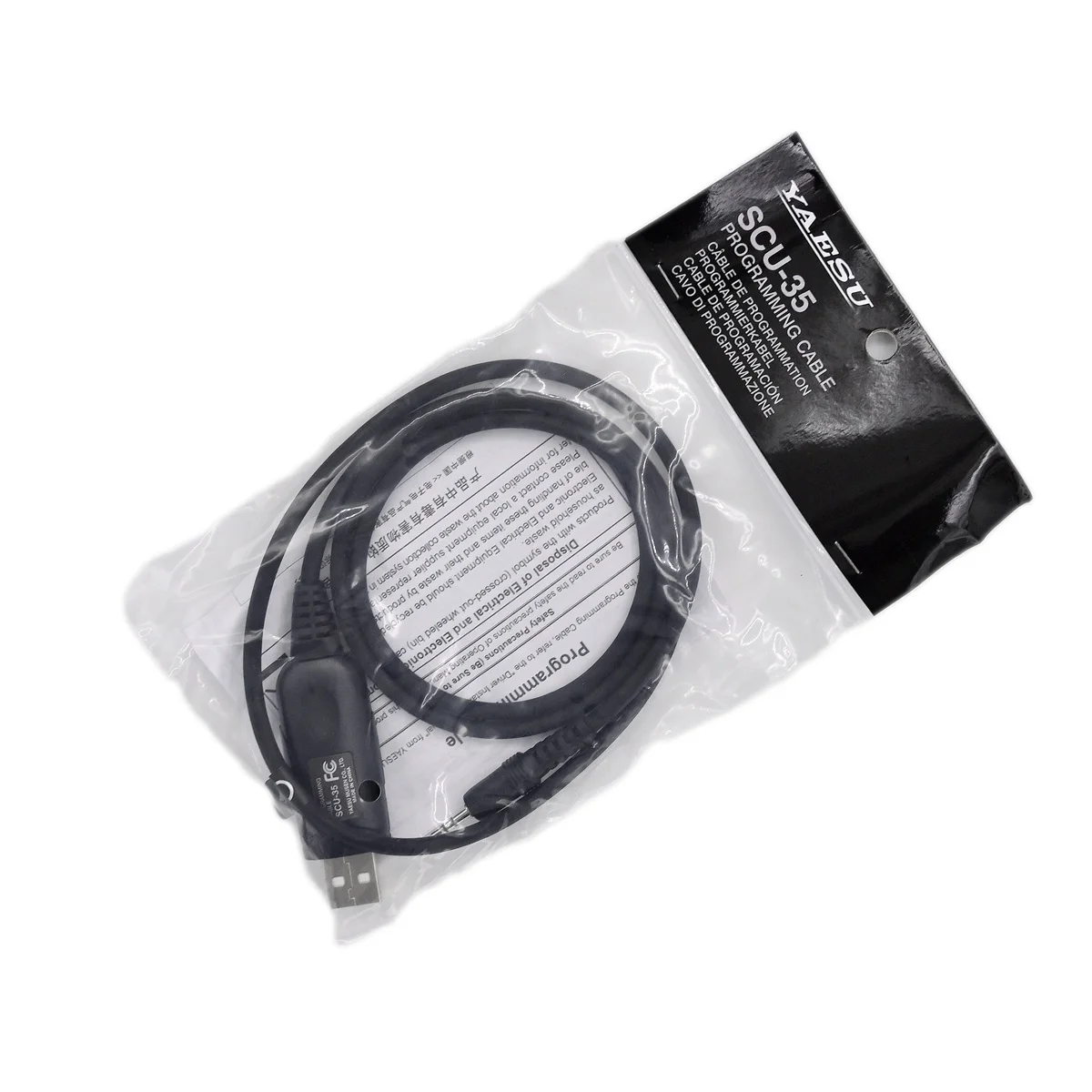 Yaesu SCU-35 Programming Cable for  FT-25R FT-65R FT-4XE FT-4VR FT25 FT65 FT4X FT4V Ham Radio PC Data Write Frequency Line