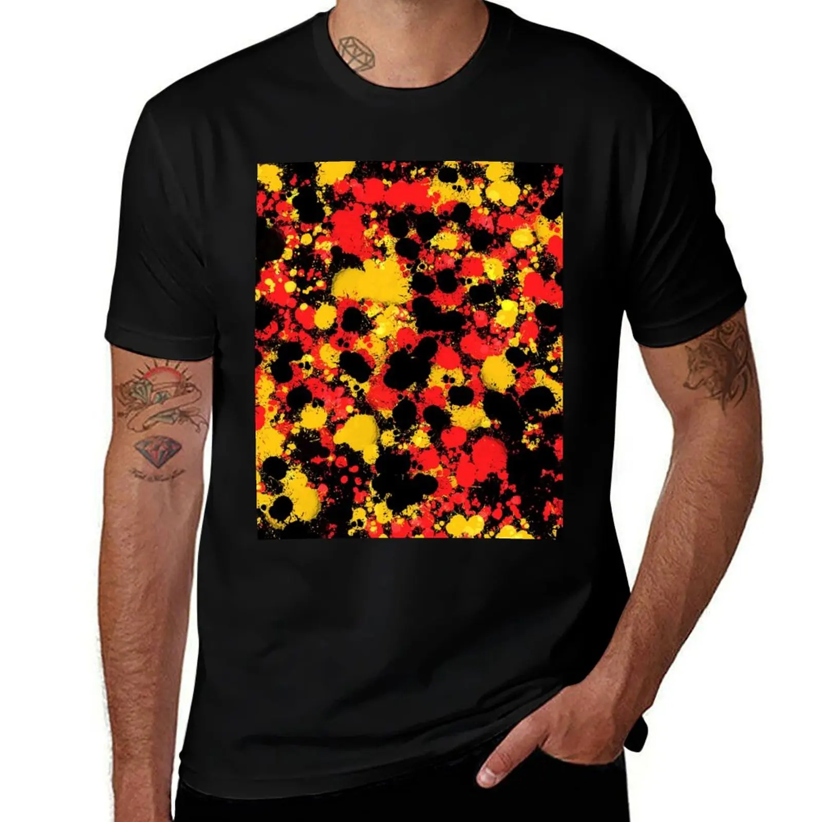 

Germany Colors, German Flag, Black Red Gold T-Shirt g man t shirts for men man t shirt cotton