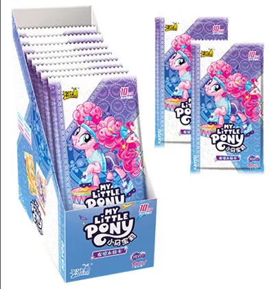 New KAYOU My Little Pony Collection Cards New Anime Rare Album Collector\'s Edition Card Party Playing Game Collectible Card Toys