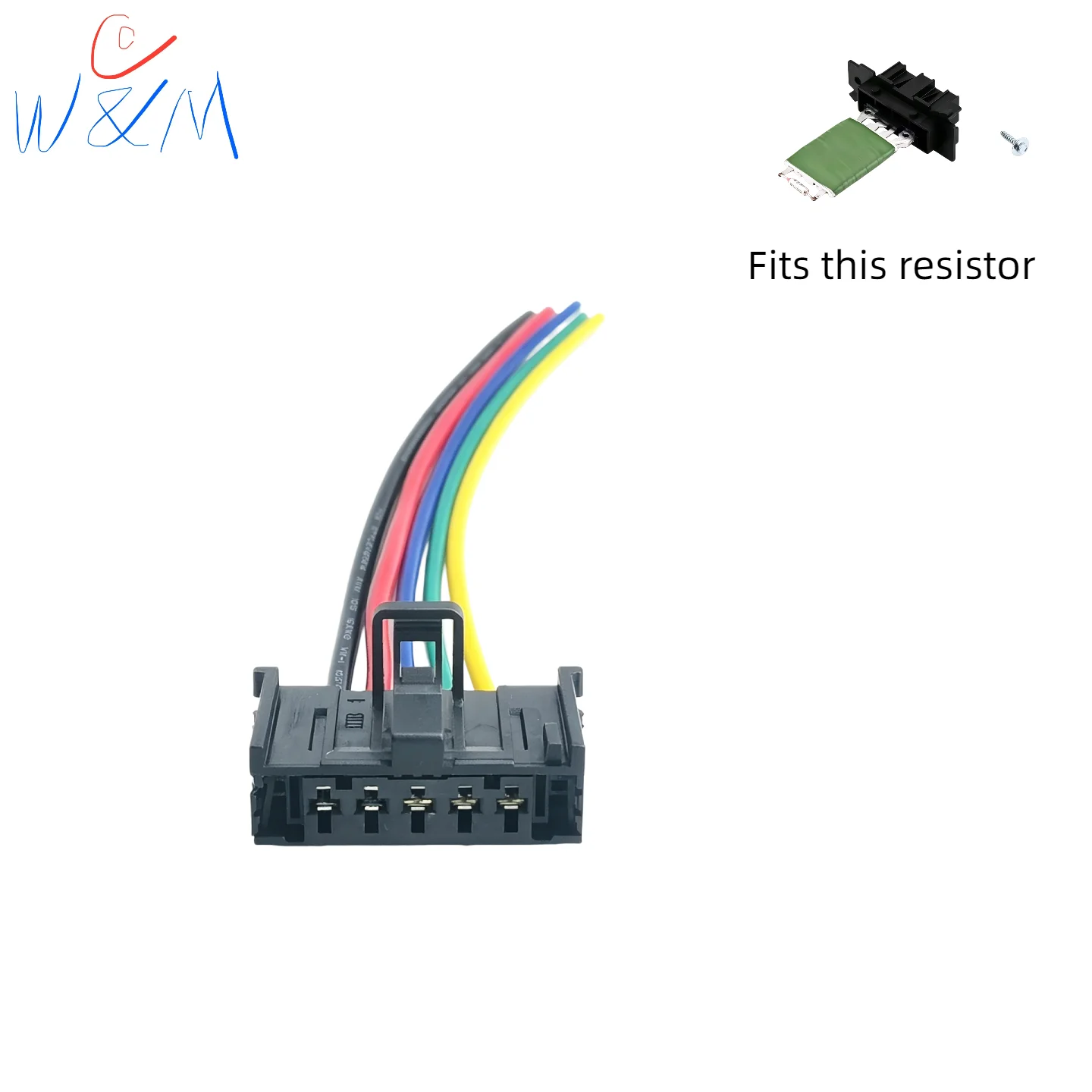 For Fiat Punto Doblo Qubo 13248240 6450XR Wiring Harness Connector Cable For Blower Motor Fan Heater Resistor
