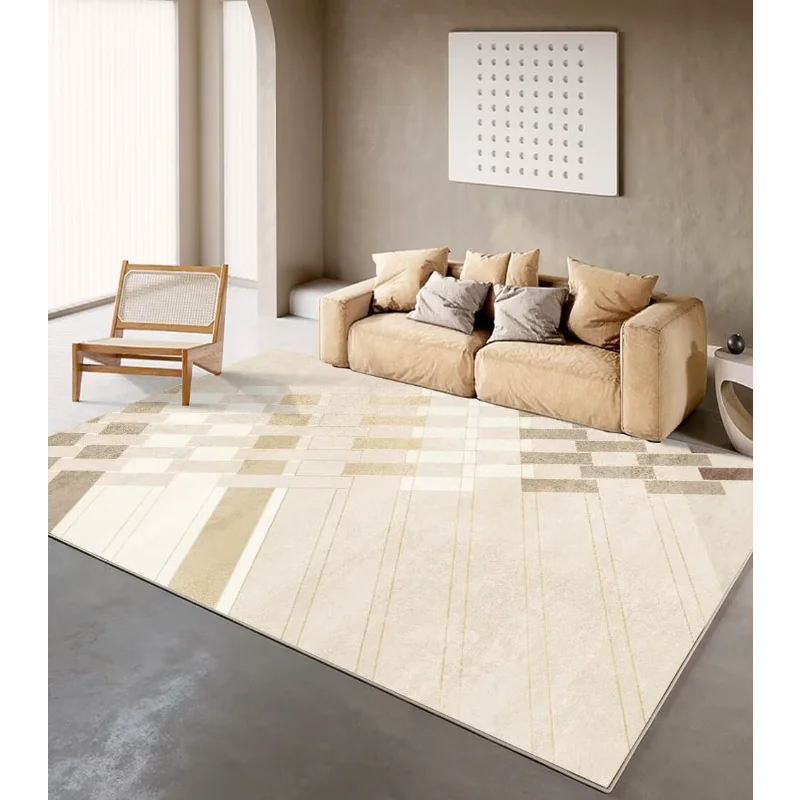 

Modern Living Room Large-sized Carpet European Style Customizable Minimalist Style Rug Room Entrance Floor Mat Non Slip Washable