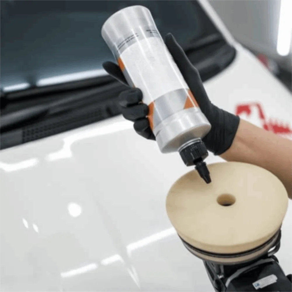 3PCS White Wool Polishing Pad 5 Inch/6 Inch/7 Inch Wool Auto Detailing Pad Universal Coarse / Medium / Fine Car Buffing Pad