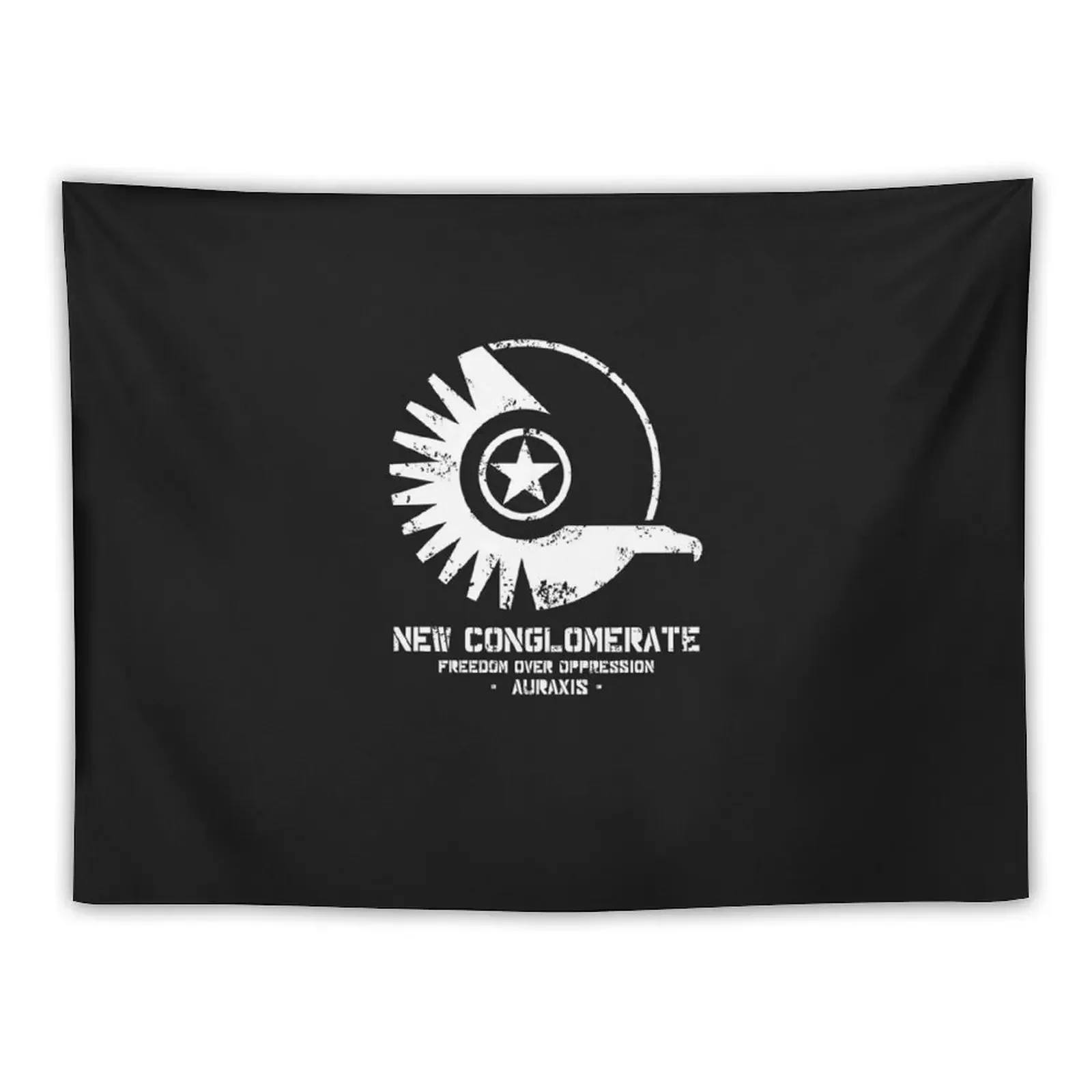 

Planetside 2Large NC Weathered Logo Classic T-Shirt Tapestry For Bedroom Cute Room Decor Wallpapers Home Decor Tapestry