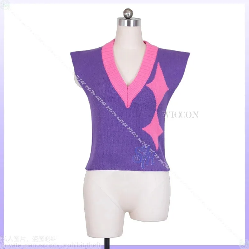 2020 الأولاد سر تأثيري Kpop شيطان فيلم أنيمي الصودا البوب زي Kawaii جميل الأرجواني سترة سترة تأثيري لطيف هالوين Cos25