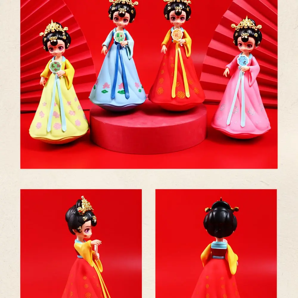Traditional Chinese Style Wobbling Ornament Decorative Desktop Figurine Tang Dynasty Culture Inspired Creative Home Gift