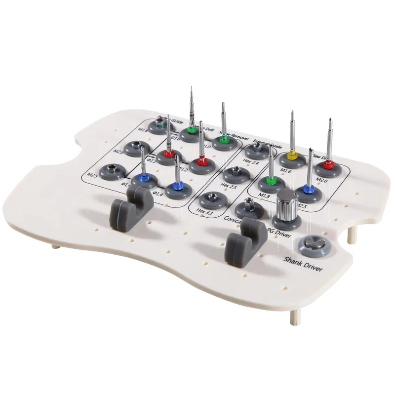 Dentistry Dental Implant Fractured Broken Screw Removal Kit SR RCD NeoBiotech Universal Implant Tools