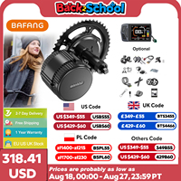 Bafang 36V 48V 500W BBS02B Mid Drive Motor Bike Electric Bicycle Conversion Kits 8fun M315 Fit for BB Size 68mm-73mm 44T