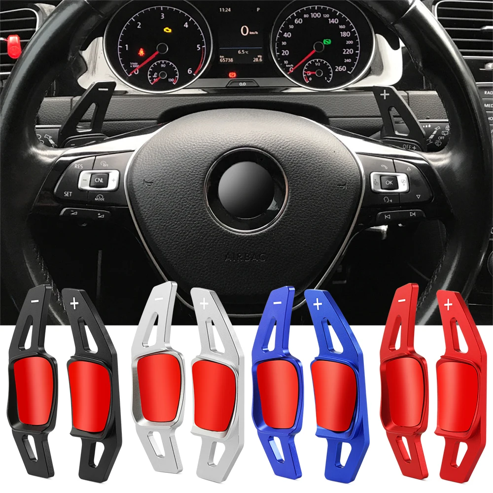 Aluminum Car Steering Wheel Shift Paddle Extension  for VW Golf 8 MK8 R GTI R Line Accessories 2020 2021 2022