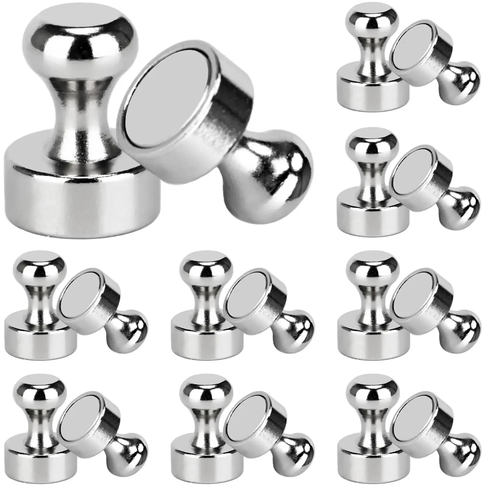 Refrigerator Magnets Fridge Magnets Small Magnetic for Whiteboard Magnetic Push Pin Magnets for Fridge Whiteboard Office Kitchen