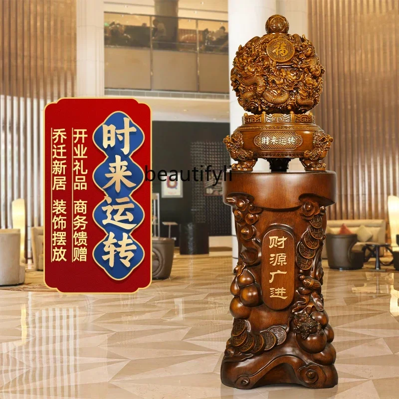 L1 Jiuzhuan Qiankun Ding ornament attracts wealth and transshipment, opening housewarming gift, floor decoration in the office h