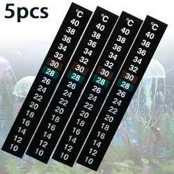 5PCS Aquarium Fish Tank Thermometer Temperature Sticker Aquarium Accessories Digital Dual Scale Stick-on High Quality Durable