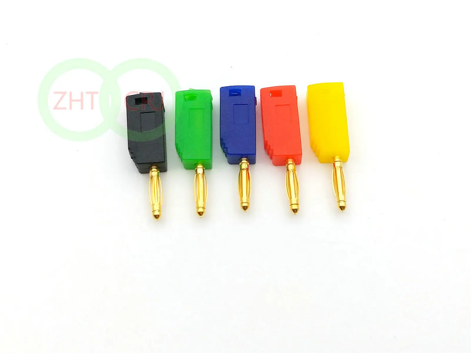 Imagem -04 - Banhado a Ouro Plugue de Banana Cores para Conector de Teste 200 Pcs mm