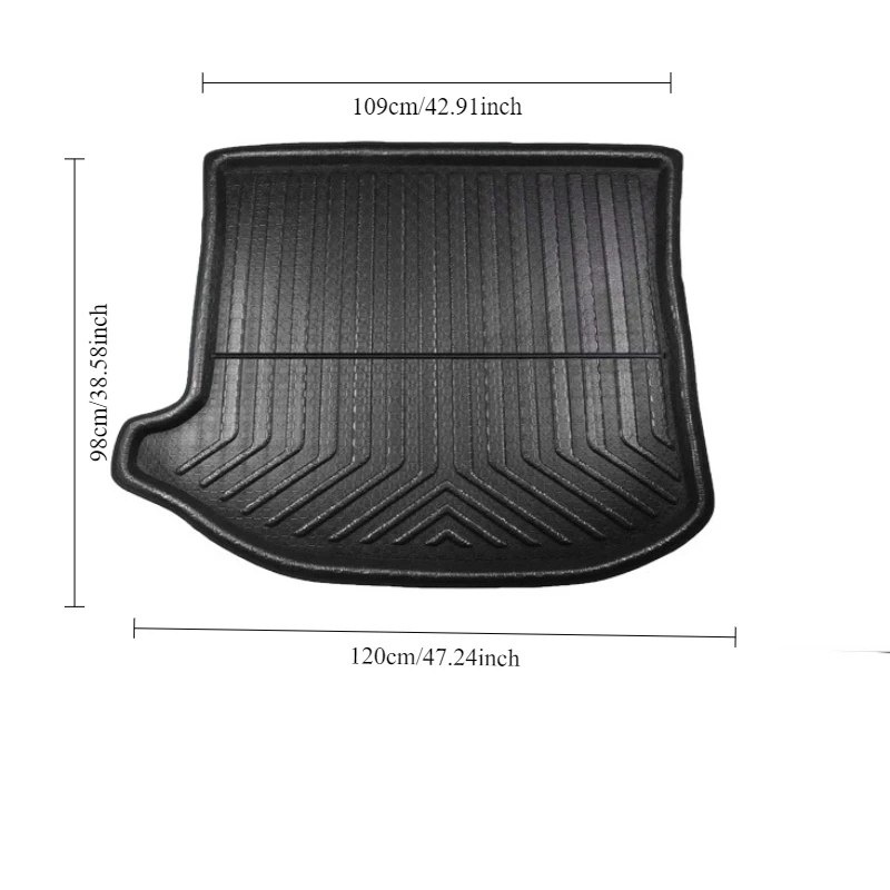 Picture 3: For Jeep Grand Cherokee WK2 2012 -2021 Car Tail Trunk Mat Boot Tray Liner Floor Cargo Mud Pad EVA Texture
