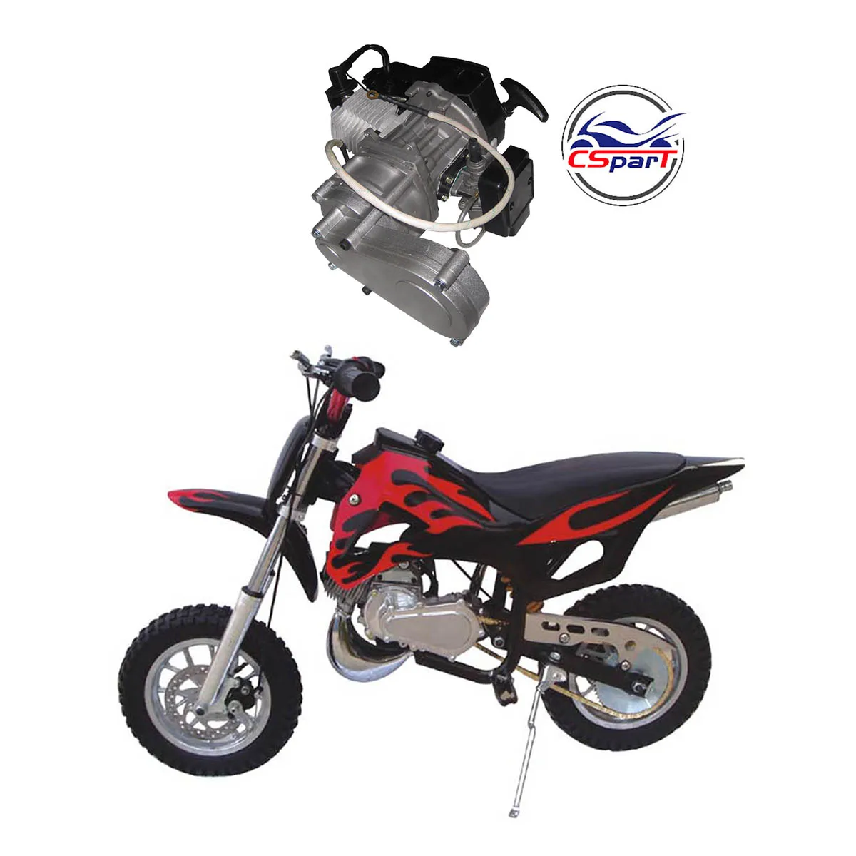 Plastic Fairing Kit Fender Plate Guard Cover for Mini Moto Dirt Pit  Bike 47cc 49cc