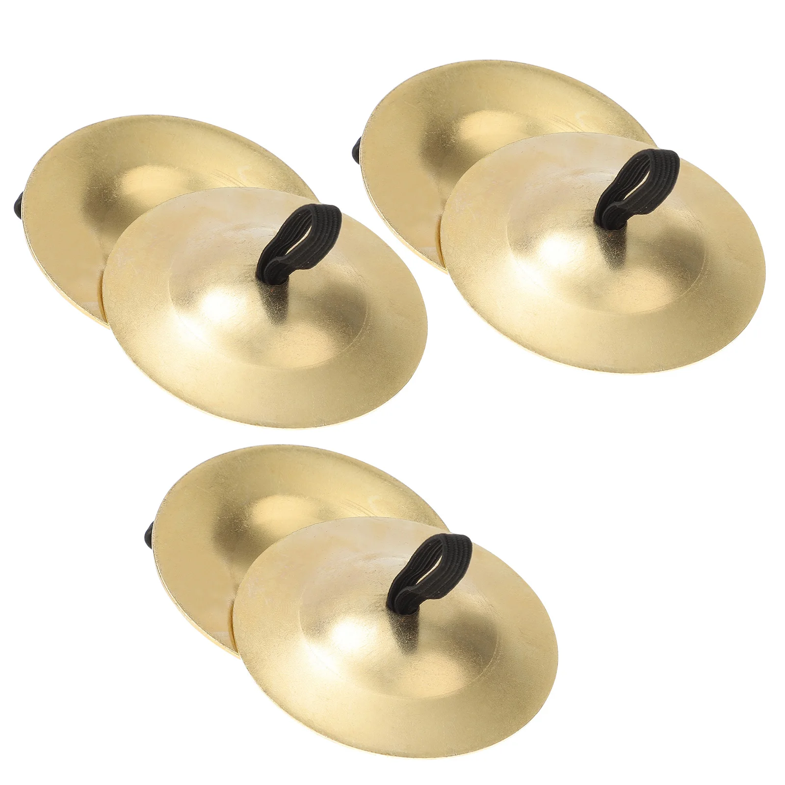 

6 Pcs Copper Finger Bowl Hand Cymbals Dance Musical Instrument Dancing Props Belly Child