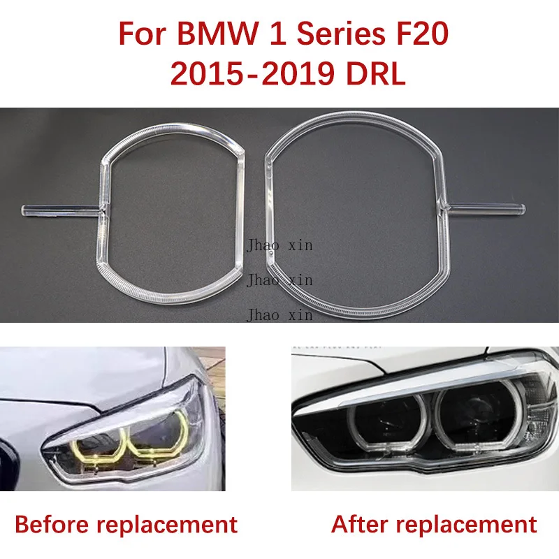 bmw-1シリーズ-f20-2015-2019-車用ヘッドライト-drl-チューブストリップ-エンジェルアイ-バラストモジュール-デイタイムランニングライト-ホワイトライトに適しています