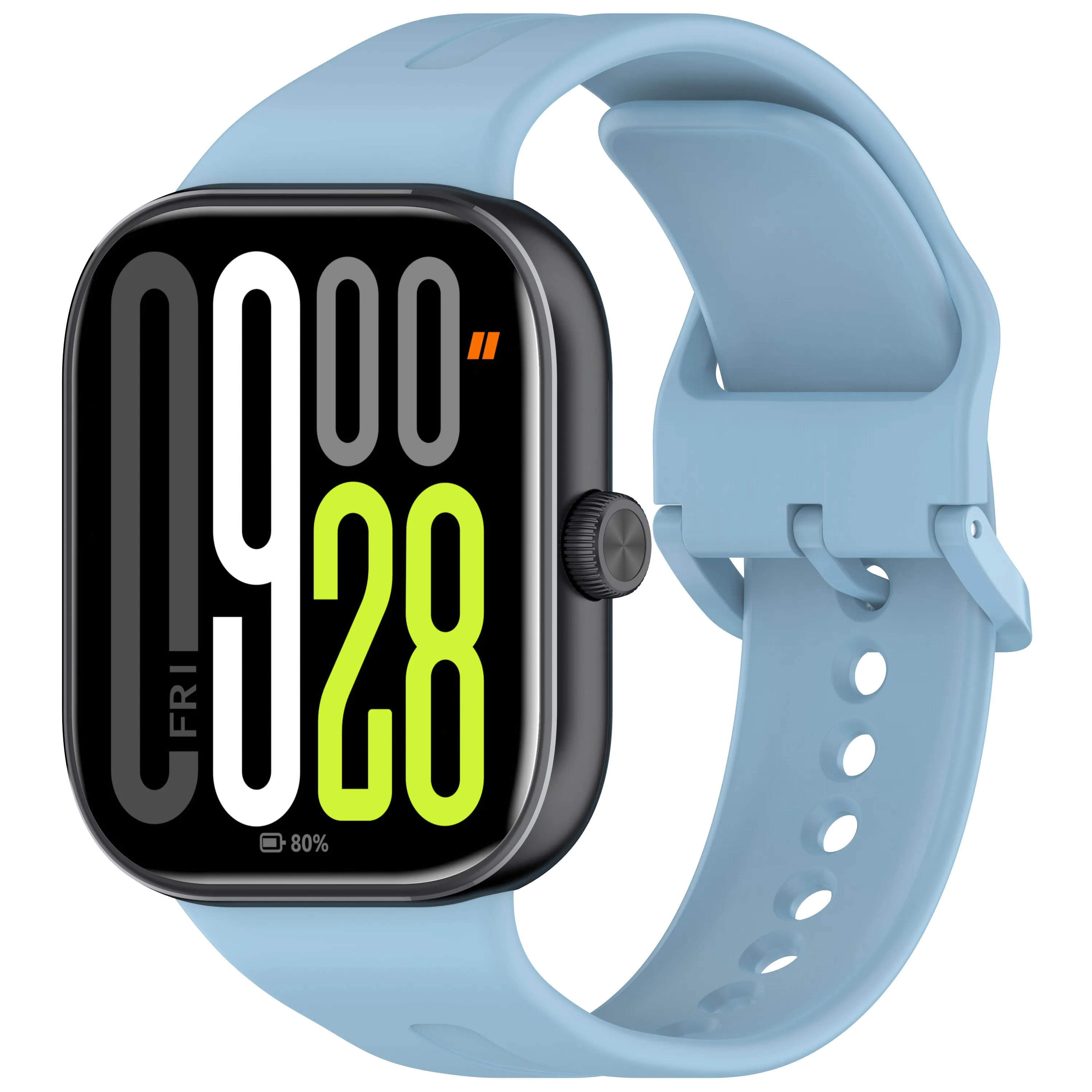 Redmi Watch 5用の耐久性とソフトシリコンのリストバンド,同じ色のバックル付きの高品質のストラップ