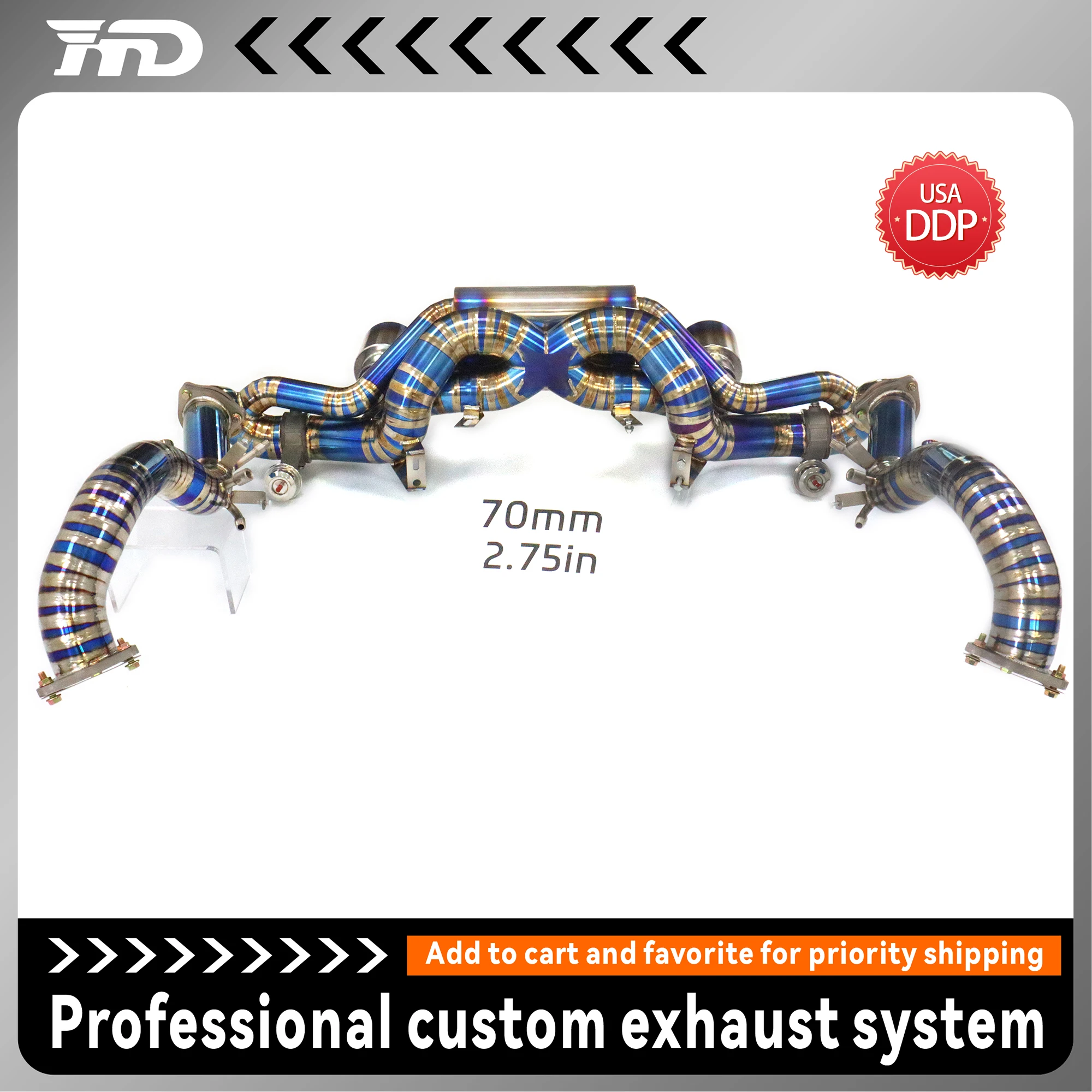 HMD النازل لبورشه 718 GT4 RS Ti العادم | نظام عادم كاتباك | صوت السباق واستجابة الخانق #1