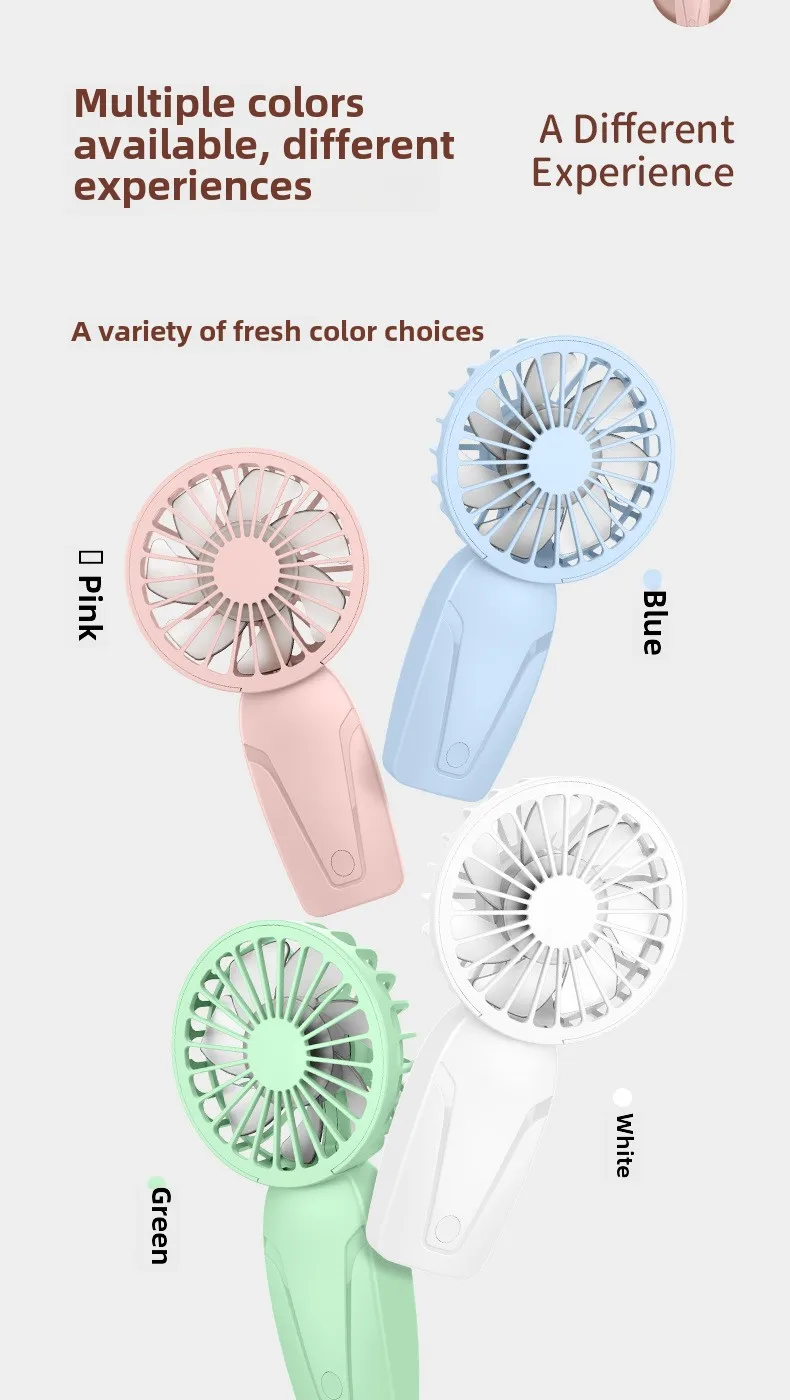 Portable Mini Pocket Fan Usb Rechargeable Handheld Cooling Device_voghion.com