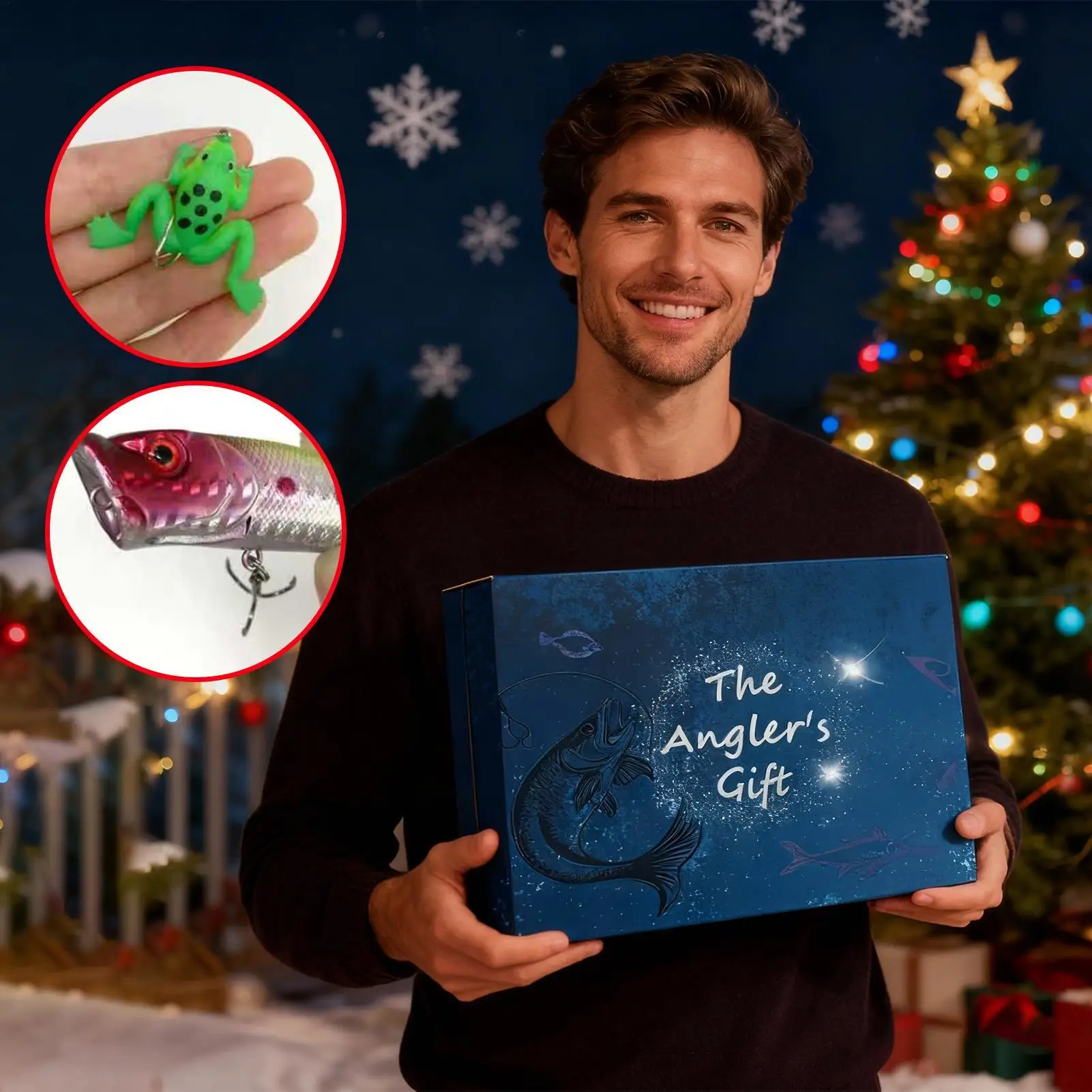 

Календарь обратного отсчета, портативный праздничный реалистичный 24-дневный набор обратного отсчета для рыбалки, для вечеринок, путешествий, сбора на свежем воздухе