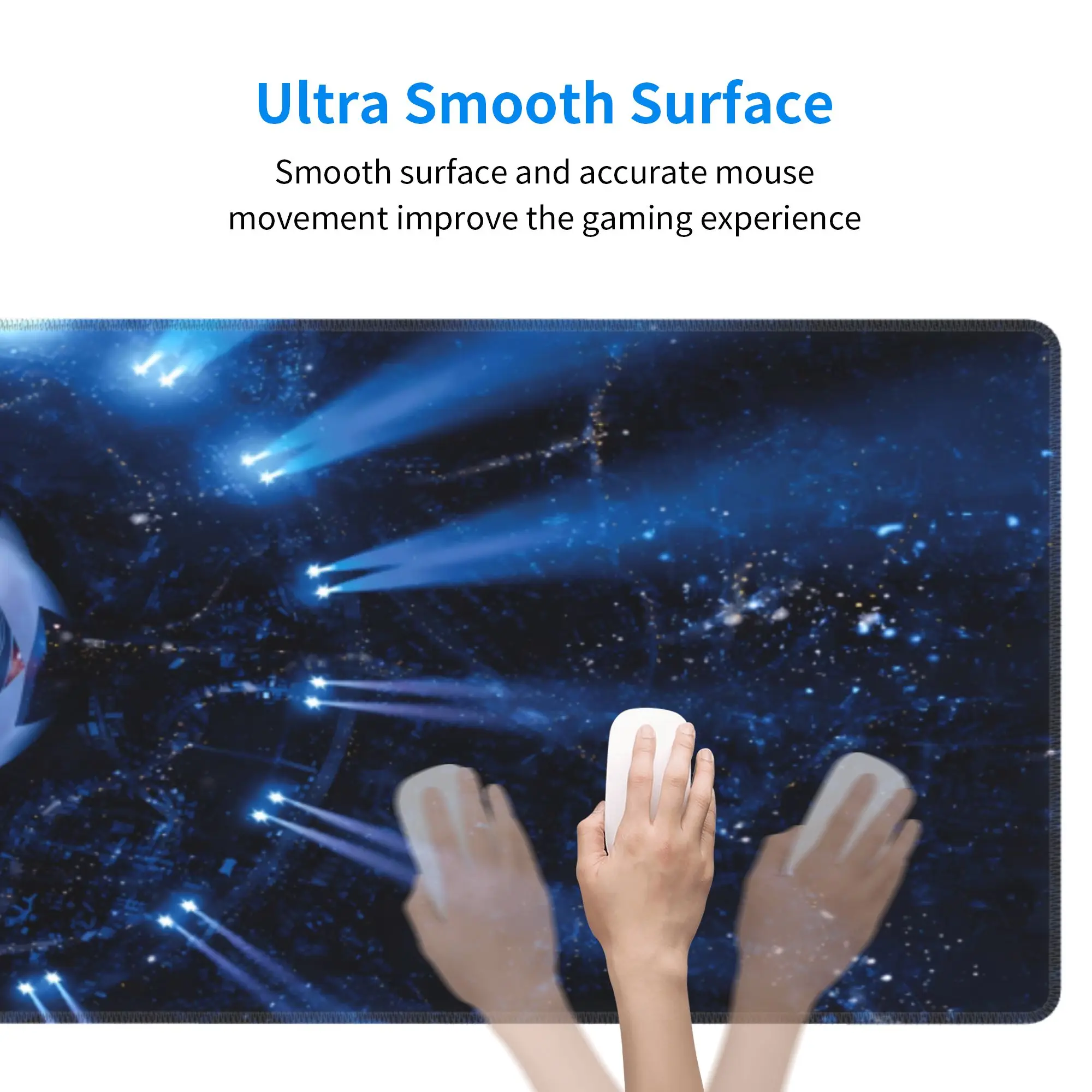 Large Mouse Pad Anime Football Cartoon Desk Pad Pc Gaming Accessories Mausepad Custom Table Mats Non-slip Keyboard Rubber Carpet