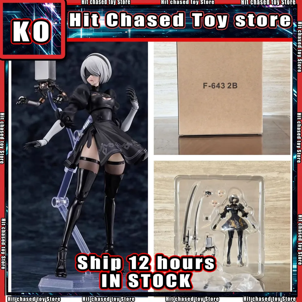 In-stock KO Figma 2B Figma No.643 NieR 2B Type 2B Articulated