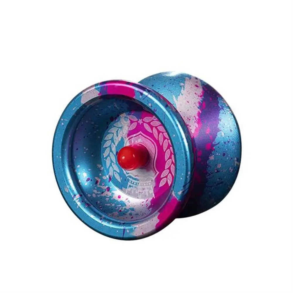 

Fashion 10 Ball Bearing Metal Yoyo High Speed Unresponsive Yo Yo Toys Alloy Aluminum Spinning String Yoyo Ball Kids Gift