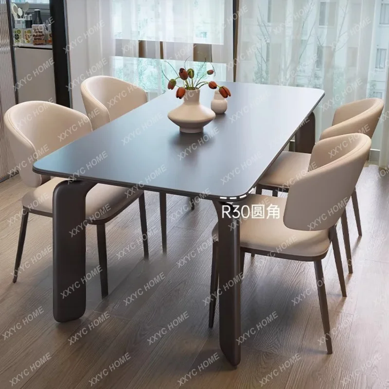 Modern Simple Dining Table Sets Luxury Kitchen Furnitures Space Saving Folding Table Portable Esstisch Living Room Furniture