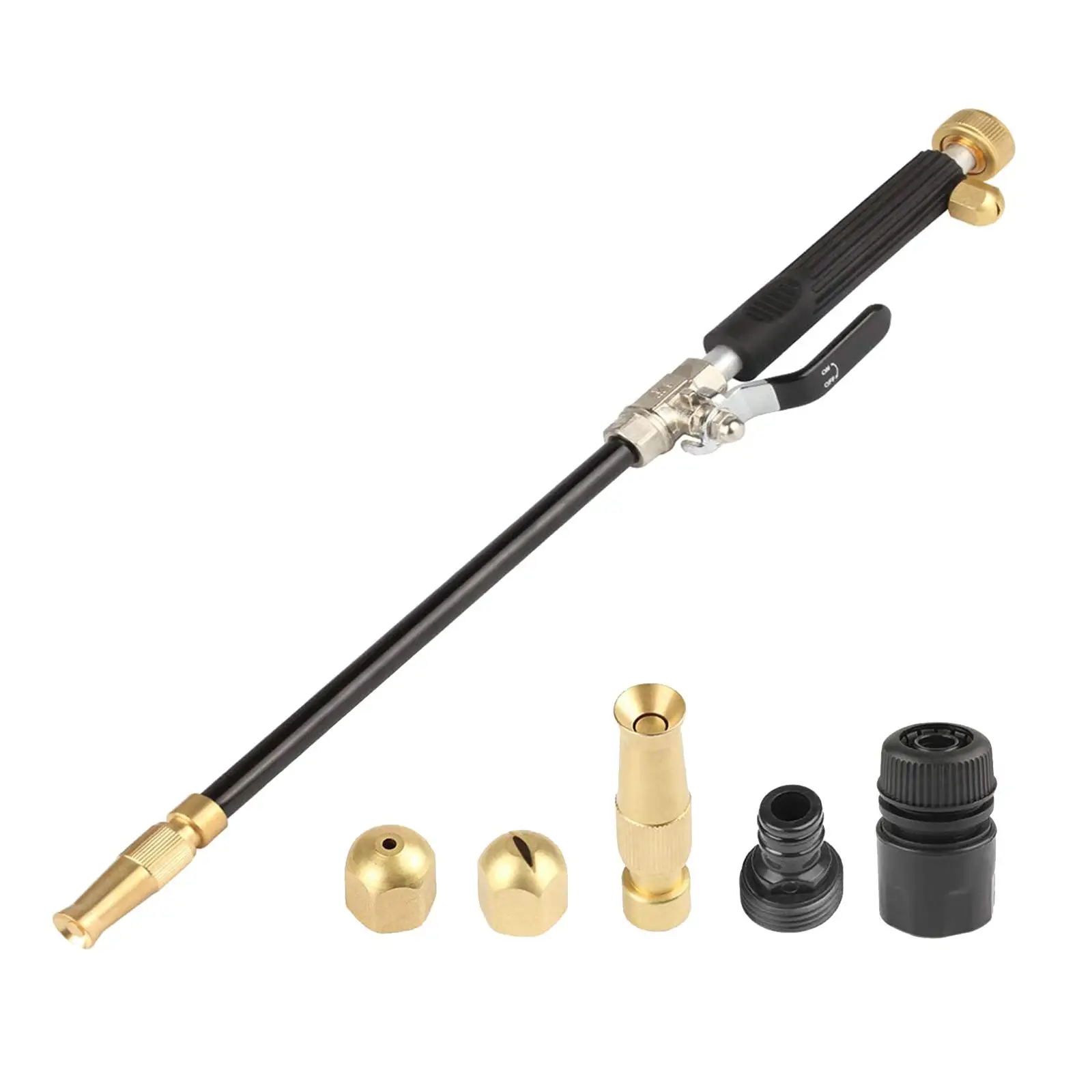 Portable Hydro Jet Power Washer Wand for Car Cleaning Tool 3 Hose Nozzle