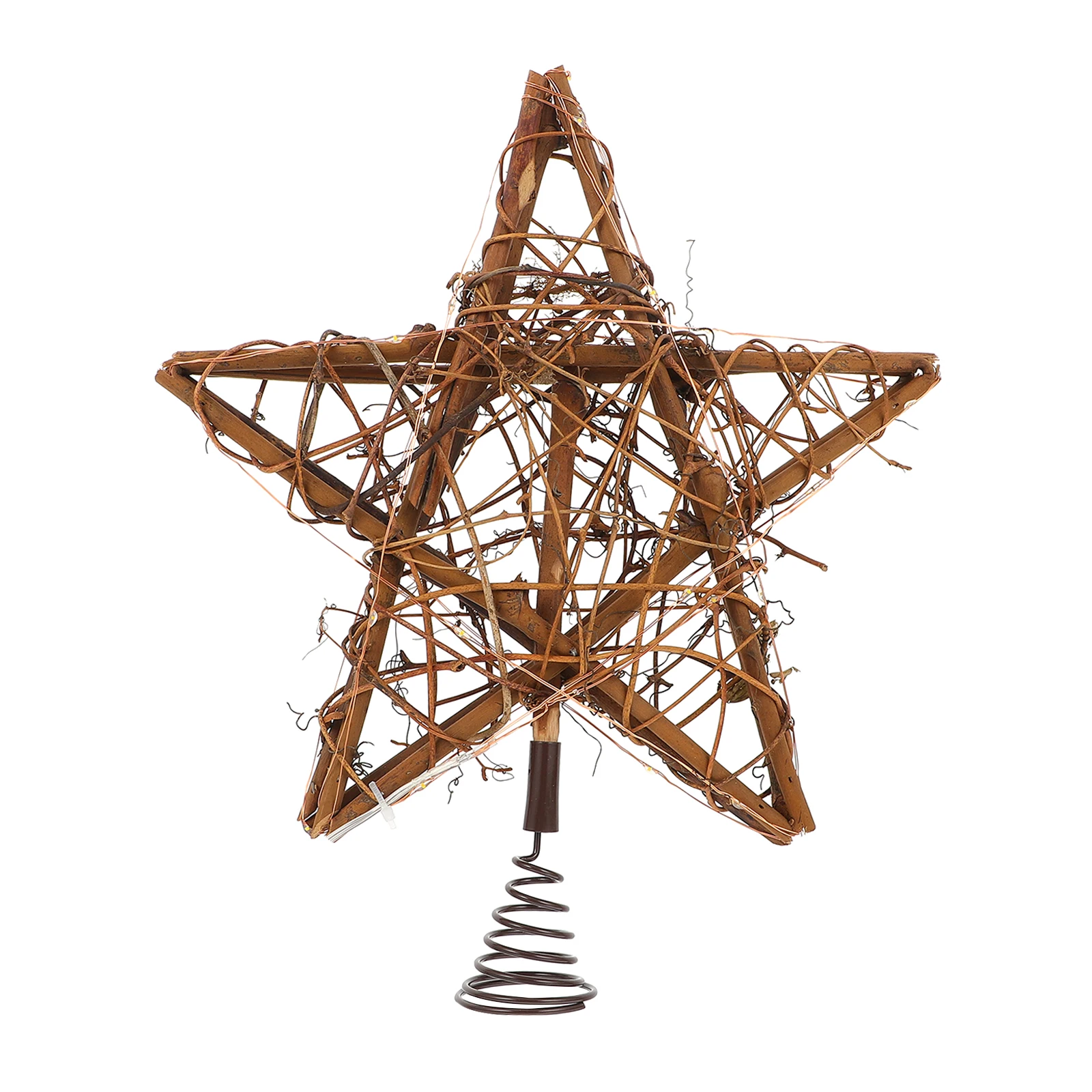 

Christmas Tree Decoration Lights Vintage Topper Decorations Stars European and American Electronic Component Toppers