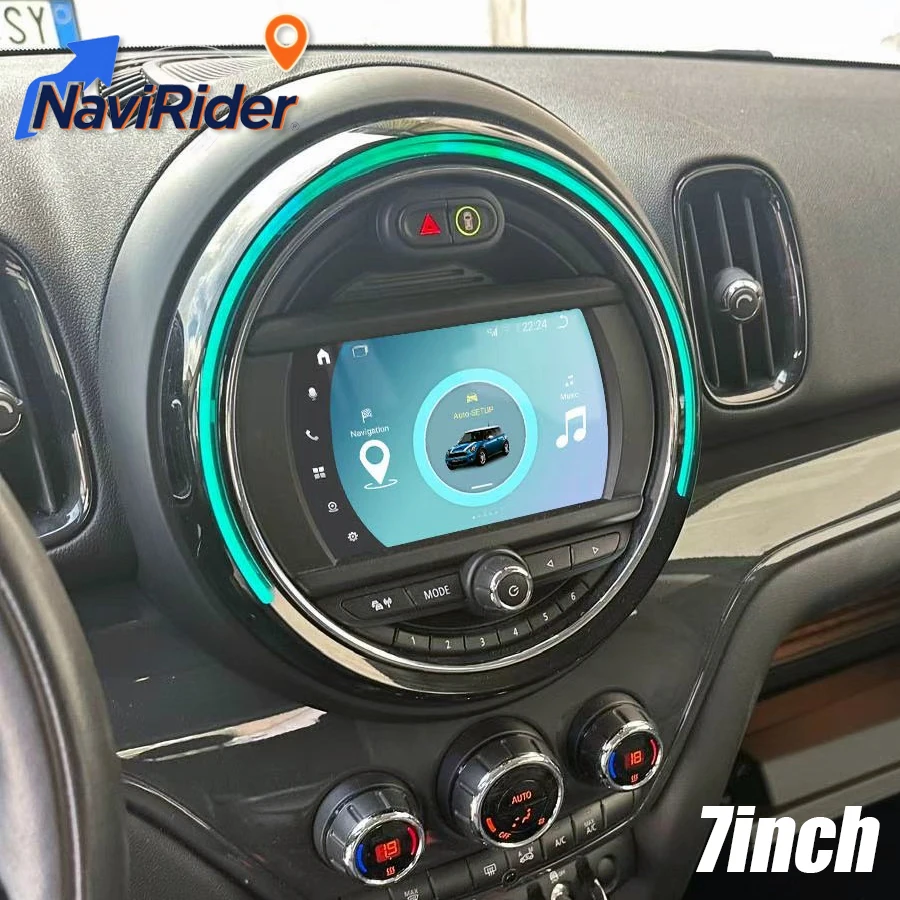 7” Dual System Android Auto For BMW Mini One F55 Cooper F56 Clubman F54 2015 2016 2017 Carplay Car Stereo Multimedia Player GPS