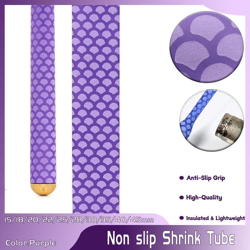 

1M/1~10P Length Multi Size and Multi Color Fishing Rod Heat Shrink Tube Pattern Sweat Absorbing 15/18/20/22/25/28/30/35/40/45mm