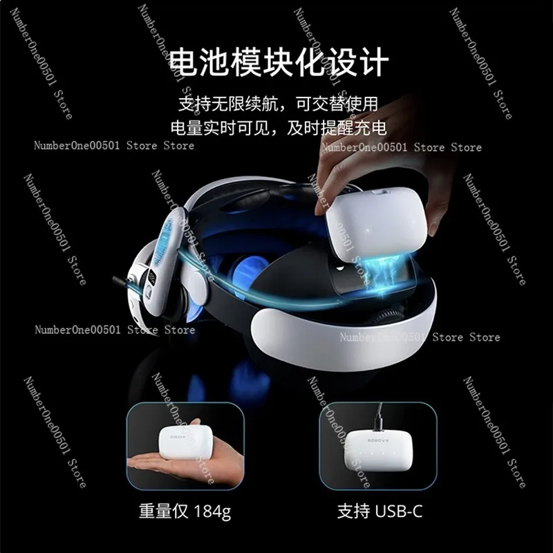 S3PRO is suitable for oculus quest3 and quest3s magnetic battery life, convenient, comfortable and durable headgear