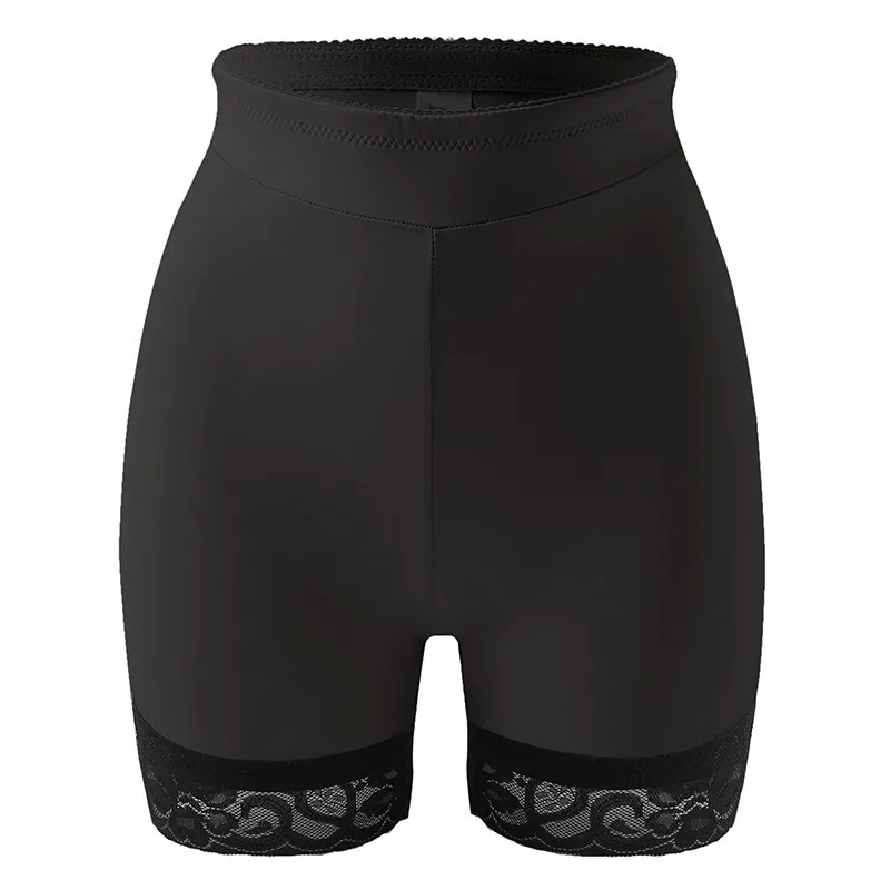 Plus Size High Waist Tummy Control Shapewear Panties Women Butt Lifter Hip Enhancer Seamless Breathable Lace Trim Underwear view 5