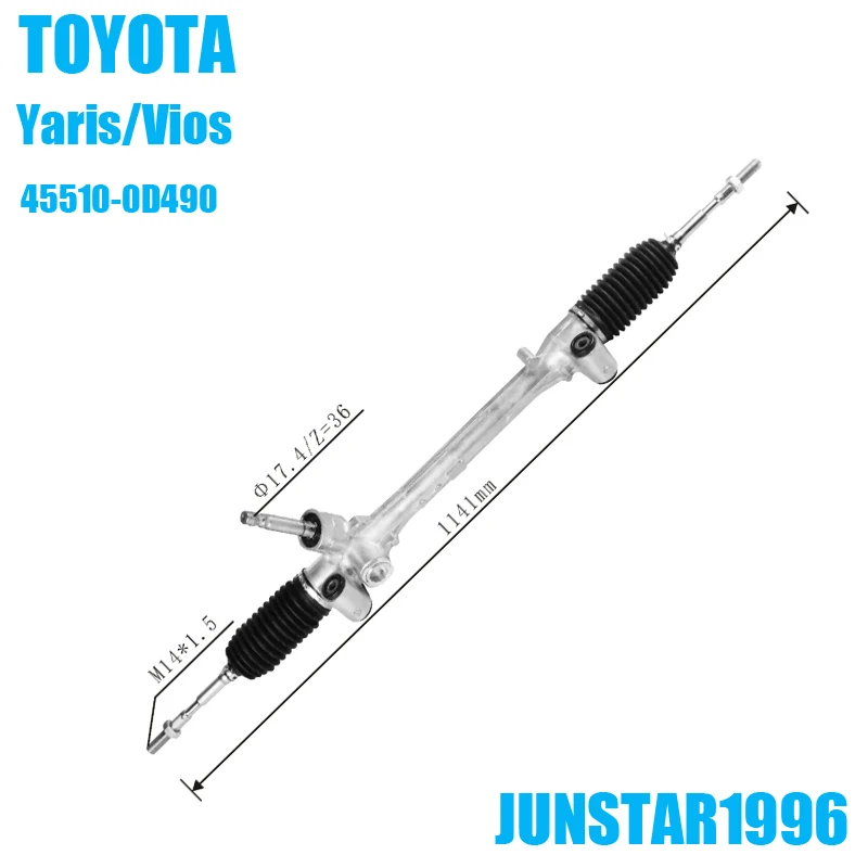 Yaris/Vios NCP15 NSP15 45510-0D490 LHD steering rack