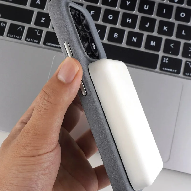 Etui Magsafe do Xiaomi 17, luksusowe, z efektem piasku, magnetyczne, do bezprzewodowego ładowania, miękka obudowa, modne. — zdjęcie produktu 5