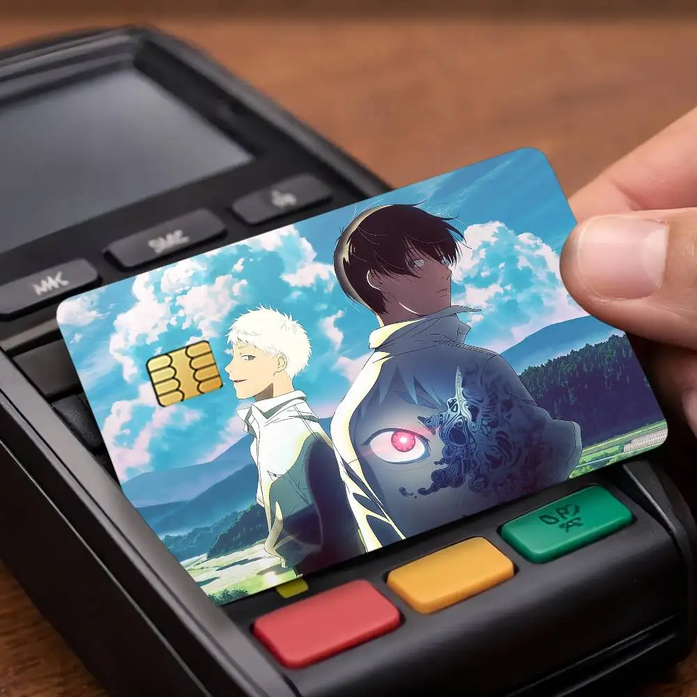 Autocollant de protection pour cartes de crédit et de transport en commun The Summer Hikaru Died, imperméable, décoration de carte, 4 pièces