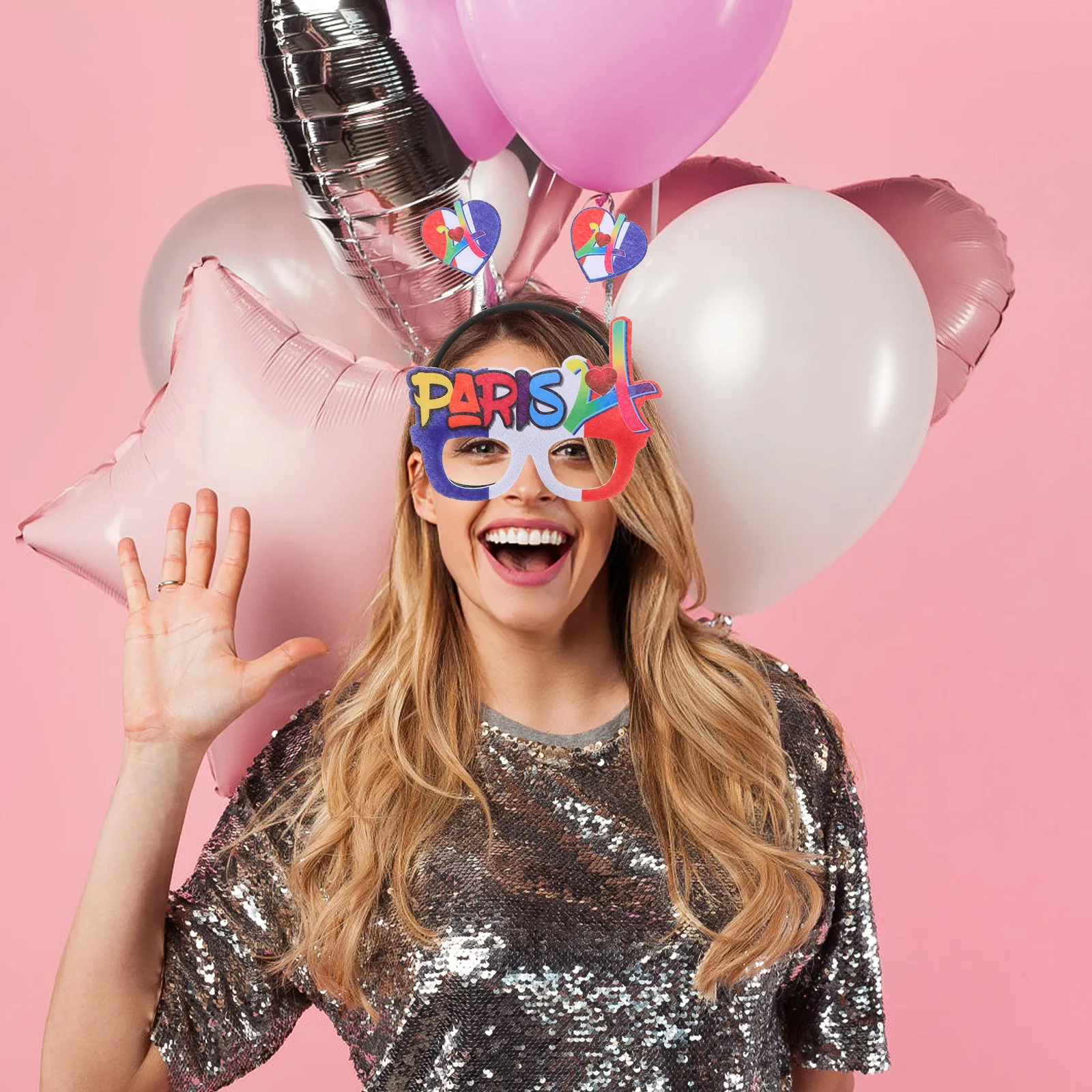 

Trendy Love Heart Headband Sports Eyewear Headwear Accessory Party Hair Hoop Comfortable Creative Design