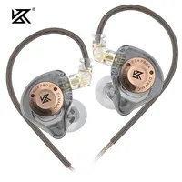 KZ EDX pro X In-Ear Earphone Single Dynamic Driver HiFi Monitor Ergonomic Shape Detachable Cable Audiophile Earbuds