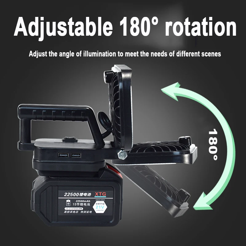 مصباح ليد لبطارية ماكيتا 3 في الأضواء المحمولة اللاسلكية في الهواء الطلق العمل الصيد أضواء أداة الطوارئ المحمولة لا بطارية