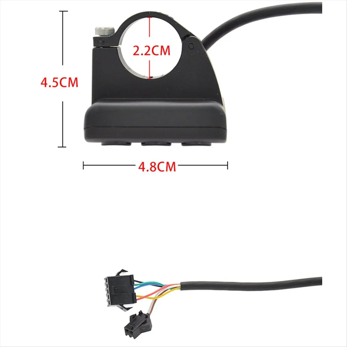L77A S866 Electric Bicycle Display 24V/36V/48V Colorful LCD Screen Meter SM Ebike Power Assisted Scooter Control Dashboard