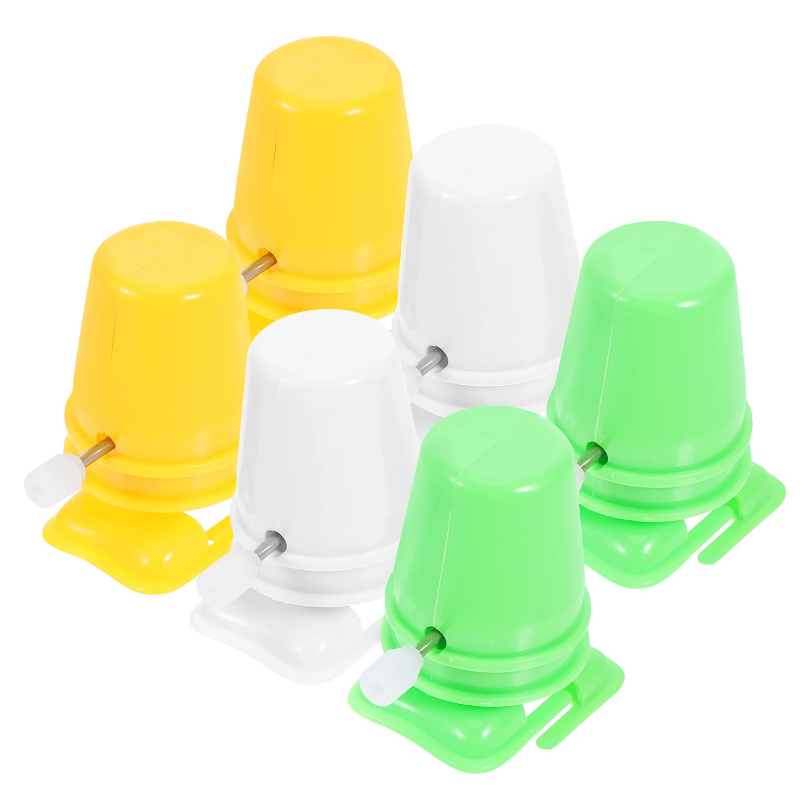 

6 Pcs Clockwork Walking Mechanism Toy Kids Wind Up Parts Movement Repair Clay Accessories DIY Projects Mini Rewinding